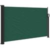 KGFHERENB Tenda da sole laterale estensibile, verde scuro, 120 x 500 cm, protezione dal vento in tessuto, per balcone e terrazza, estensibile, protezione dagli sguardi indiscreti e divisorio per