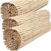 Suinga - Pacco da 3 canne naturali divise per giardino, 1 x 5 m ciascuna, utili per occultamento, delimitazione o ombreggiatura, occultamento 95%.