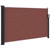 KGFHERENB Tenda da sole laterale estensibile, 120 x 600 cm, protezione dagli sguardi indiscreti per balcone, terrazza e giardino, estensibile, paravento divisorio, tenda da sole laterale con pali