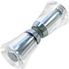 Di Vapor (R) plastica trasparente porta doccia manopola | Crystal Style Handle
