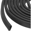 PATIKIL Profilato In Gomma Per Bordi 4 M X 4 Mm X 9 Mm Guarnizione Nero | A Canale U Protettiva, In Acciaio, Per Bordi Da 2 Mm, Per Porte Auto Coperchi Lamiere Angoli Tavoli Piastre