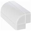 LIRAST 220x55mm Curva 90° Verticale per Tubo Rettangolare (femmina) - Raccordo in Plastica