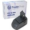 Trade-Shop Batteria Ni-Mh 12V / 3000mAh compatibile con Hilti SBP12 SFB125 SFB105 00315082 SFB121 SFB126 SFB126A sostituisce SB10 SB12 SF120-A