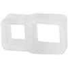 Generico 10 Pezzi Fermaporta Maniglia, Proteggi Maniglia Porta, Silicone Paracolpi, Ferma Porte, Paraurti Di Protezione Per Mobili Con Fermaportas Staccabile, Trasparente