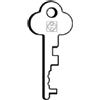 nextradeitalia 10PZ CHIAVI PER CASSETTE POSTALI 1003P