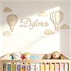 ARTREE Nome In Legno Personalizzato Per Cameretta Del Bambino, Decorazione Da Parete, Regalo Per Neonato E Festa Del Neonato, Idea Regalo Per Battesimo Bimbo E Bambina E Compleanno