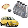 Generico Kit Tagliando per Cinquecento 900 e 1100 cc, Filtri Aria Olio e 4 Litri di Olio Motore 10w40 Q8 Advanced Plus