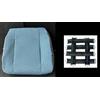 Generico Sedile Panda 141 Prodotte dal 1986 al 2003 N° 1 IMBOTTITURA SOLO SEDUTA in Poliuretano Flessibile - Rivestita con Tessuto Accoppiato + KIT 6 MOLLE ELASTICHE RINFORZATE - 20121-20109SE - 1855- AK339