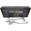 LE LEFOSSI Leva del freno della frizione del motociclo robusta e durevole Compatibile con Honda CBR 600 F1/F2/F3/F4/F4i 87-07 CBR 900 RR 93-99 CB 900 919 Hornet 02-06 CB 600 Hornet 98-06 Polished Silver