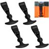 FAMCUCHE 4 supporti per cofano in gomma con chiusura elastica a T | Morsetto in gomma per cofano, supporto per cofano, trattore, accessori per furgoni, motore del veicolo