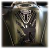 labelbike Adesivo 3D Moto Paraserbatoio Compatibile con Triumph | Tiger 850 Sport 2021-2025, Protezione in Resina, Antigraffio, Decorazione, Made in Italy