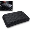 Quorumsg Cuscino per Bracciolo Centrale Auto Pelle PU, Bracciolo Box Mat | Imbottitura Bracciolos Autos Impermeabile, Copertura Console Centrale Autos per Maggior Parte Dei Veicoli
