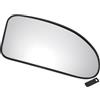 MIRROVIA Vetro Specchio Retrovisore Laterale Destro Sostituzione con Piastra di Supporto Convesso Riscaldato Bianco per Ford Focus 1998-2004 Sostituzione Auto