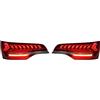 VGLLUTLH Fanale posteriore compatibile for Audi Q7 2006-2015 Luci posteriori con animazione sequenziale degli indicatori di direzione Freno di stazionamento Faro Facelift(2006-2009 sliver)