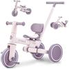 VITONIS Bicicletta senza pedali da 1 anno, triciclo 5 in 1 con barra di spinta per bambini, bicicletta senza pedali per bambini piccoli, regalo per bambini e bambine