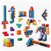 LELESUN Soma - Set di mattoncini da costruzione per bambini dai 5 anni in su, set da 142 pezzi con dadi a tema, giocattolo educativo STEM, materiale ABS sicuro, certificato ASTM