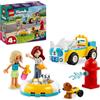 LEGO Friends Auto per la Toelettatura dei Cani Giocattolo - con 2 Figure di Cuccioli, 2 Mini Bamboline e Accessori per la Cura degli Animali - Regalo di Compleanno Creativo per Bambine da 4 Anni 42635