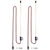 INJORA 195mm Barra LED Whip Light a Montaggio Laterale per 1/10 RC Crawlers