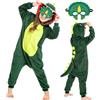 Tutukyle Costume da Dinosauro Bambini- Dinosauro Costume da Pigiama Animali Tuta Onesie-Peloso Tutina Unisex Dino Costumi di Carnevale con Cappuccio Abbigliamento per Bambini Cosplay Halloween Party Natale