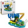 LEGO Editions Vini Jr. - Highlights Calcistici Giocattolo - Modello 3D da Esposizione con Minifigure da Collezione - Decorazione Camera da Letto - Regalo per Bambini, Bambine e Fan da 10 Anni - 43027