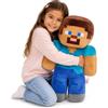 Play by Play Grande peluche XXL, adatto per Stitch, Sonic, Spider-Man, Sesamo Street, Grinch, Minecraft e altro ancora, licenza originale 70-120 cm (Steve 65 cm)