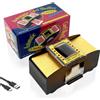 MXTIMWAN Distributore Carte da Gioco Elettronico, Mischia Carte Automatico a 2 Mazzi, USB/Batteria Mescolatore Carte da Gioco, Mescolatore Carte da Gioco per Uno, Poker, Burraco, Blackjack