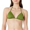 Amazon Essentials Reggiseno Bikini a Triangolo Donna, Verde Oliva, 46