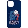 Boys Seventh Birthday Sports Meme Ts Custodia per iPhone 13 6 7 Baseball I was 6 Now I'm 7 boy settimo 7th Birthday