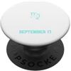 Virgo Zodiac Sign Shirt Horoscope Astrol Segno zodiacale Vergine Oroscopo astrologia settembre 17 Compleanno PopSockets PopGrip Adesivo