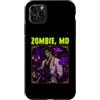 Halloween Glam Retro Vintage Comics Pop Custodia per iPhone 11 Pro Max Zombie MD Undead Doctor Medicine Medical Spooky Horror da uomo