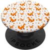 Cozy Woodland Fox Studio Carino Fox Famiglia Cuori Woodland Animal Art PopSockets PopGrip Adesivo