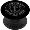 Christian Faith And Spiritual Ho fatto un test del DNA e Dio è mio padre PopSockets PopGrip Adesivo