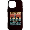 Family Cutey PH Merch Designs Art, Store Custodia per iPhone 16 Pro Max Papà degli scacchi proprio come un papà normale, ma 3 si muove avanti
