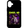 Halloween Glam Retro Vintage Comics Pop Custodia per iPhone 16 Plus Zombie MD Undead Doctor Medicine Medical Spooky Horror da uomo
