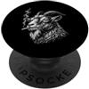Goat Lover Gifts & Apparel Capra fumante PopSockets PopGrip Adesivo