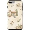 Cozy Countryside Farm Life Design Studio Custodia per iPhone 7 Plus/8 Plus Desert Ranch Cottage Cactus Sheep Fattoria Acquerello
