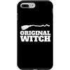 Miftees Halloween Tees Custodia per iPhone 7 Plus/8 Plus Halloween Witch scopa originale strega