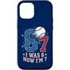 Boys Seventh Birthday Sports Meme Ts Custodia per iPhone 12/12 Pro 6 7 Baseball I was 6 Now I'm 7 boy settimo 7th Birthday