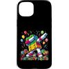 Master Builder Bday Gifts Custodia per iPhone 15 Plus Funny Birthday Squad Building Blocks Party Kids Boys Teens
