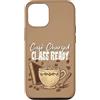 Funny Spanish Language Teacher Back To S Custodia per iPhone 12/12 Pro Café Charged Class Ready Quote Coffee Lover Insegnante di Spagnolo