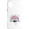 Estetica Moda Floreale Custodia per iPhone 16 Plus Peonia Ventaglio Lavanda Floreale Botanica