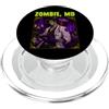 Halloween Glam Retro Vintage Comics Pop Zombie MD Undead Doctor Medicine Medical Spooky Horror da uomo PopSockets PopGrip per MagSafe