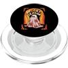 Halloween Ghost Pumpkin Fall Spooky Seas Halloween Fantasma Zucca Autunno Spettrale Stagione PopSockets PopGrip per MagSafe