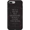 Bookworm Reading Fantasy Romance Book Custodia per iPhone 7 Plus/8 Plus Divertente libro amante lettura Romance Reader Citazione