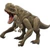 Mattel Jurassic World La Rinascita - Distortus Rex Supercolossale, dinosauro lungo 80cm con dettagli ispirati al film, articolazioni snodate e può inghiottire fino a 20 mini dinosauri, JKG95
