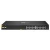 HPE Switch HPE Aruba Networking CX 6100 24G Class4 PoE 4SFP+ 370W, gestito, L3, Gigabit Ethernet (10/100/1000), supporto Power over Ethernet (PoE), montaggio a rack, 1U