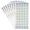 PATIKIL 1024Pezzi QC Pass Adesivi 0.4 Pollici QC Approval Etichette Griglia | Adesivi Inventario Controllo Qualità, Adesivi Rotondi, Laser