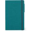 Legami - Taccuino a righe, Medium,192 Pagine, Copertina in morbido PU, in Carta certificata FSC®, Carta avorio 90 g/m², Planner mensile, Rubrica, Segnalibro, 13x21 cm, Colore Malachite Green