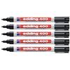 EDDING 400 PENNARELLO INDELEBILE (CONICA pizzo ), 4-stück COLORE A SCELTA - Nero, 5er Pack