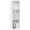 SKTQYQO Armadio Da Bagno A Muro Bianco 20x10x60,5 Cm